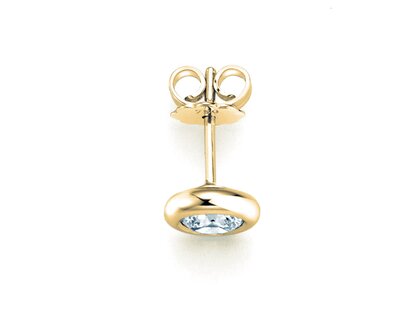 Ohrstecker Eternal Labordiamant in Gelbgold
