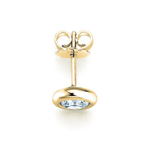 Ohrstecker Eternal Labordiamant in Gelbgold