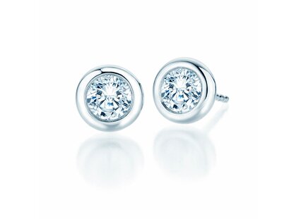Ohrstecker Eternal in Platin 950/- mit Diamanten 1,00ct GSI G/SI