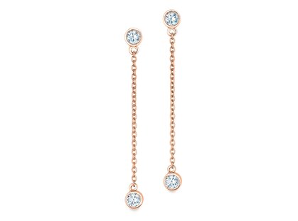 Ohrstecker Leon in Roségold