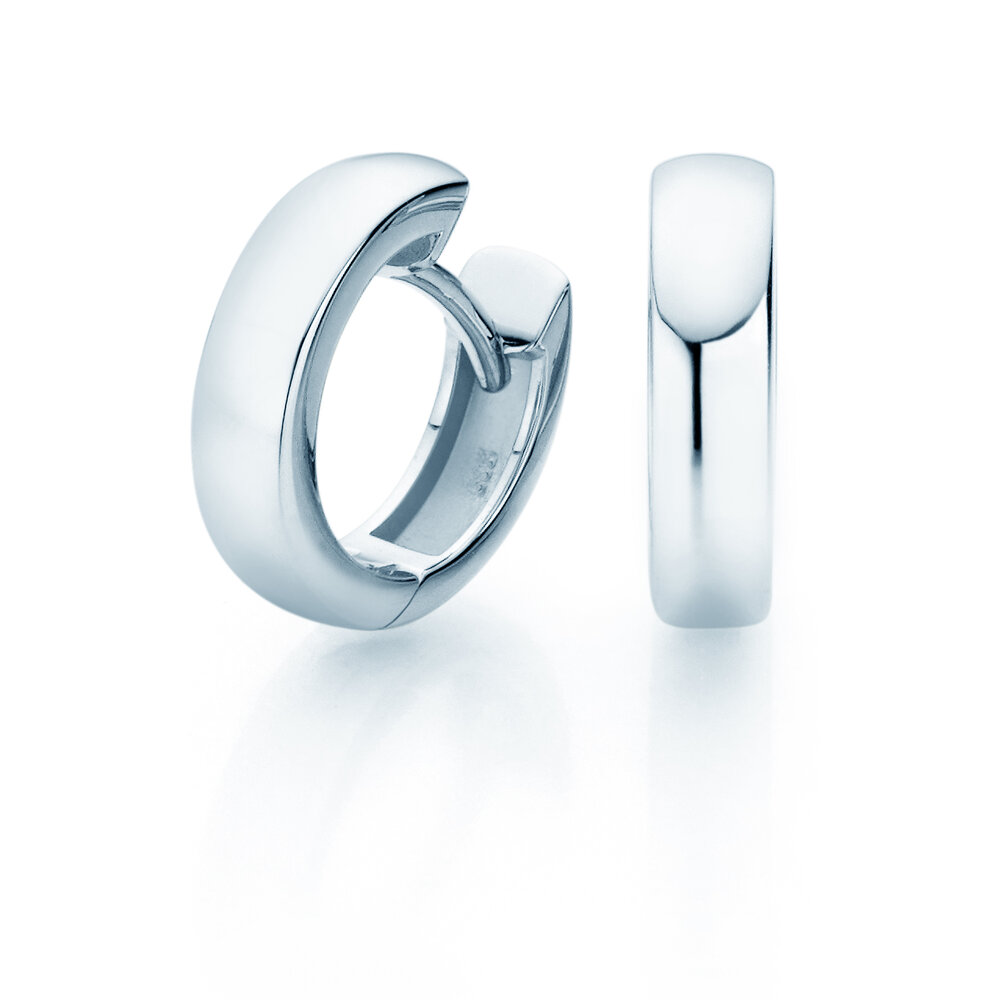 Creolen Destiny in 14K Weißgold L
