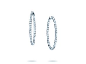 Creolen Diamond Hoops