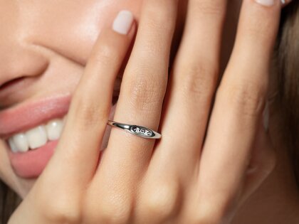 Ring Signet in Silber