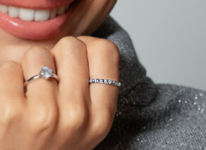 Ring Trinity in Silber