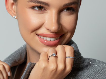 Ring Trinity in Silber