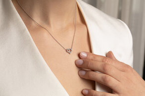Anhänger Heart Diamonds