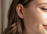 Ohrstecker Diamond Drop in Gelbgold