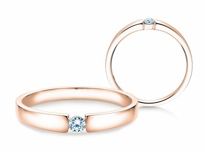 Verlobungsring Infinity Petite in Roségold