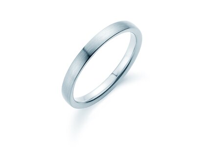 Ring Infinity 3mm in Silber 925/- matt