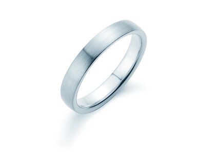 Ring Infinity 4mm in Silber 925/- matt