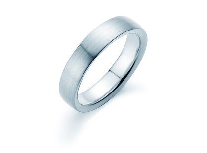 Ring Infinity 5mm in Silber 925/- matt