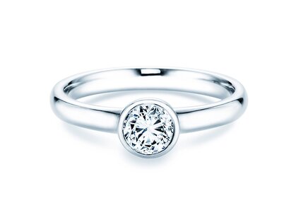 Solitärring Eternal in 14K Weißgold mit Diamant 0,75ct