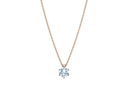 Anhänger Classic Labordiamant in Roségold