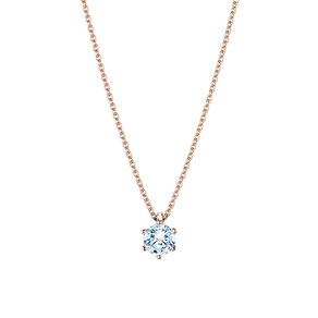 Anhänger Classic Labordiamant in Roségold