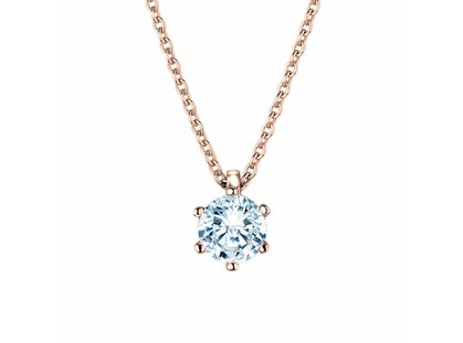 Anhänger Classic Labordiamant in Roségold
