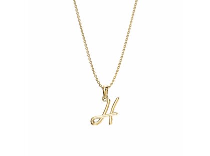 Buchstaben-Anhänger Dalí H in 18K Gelbgold