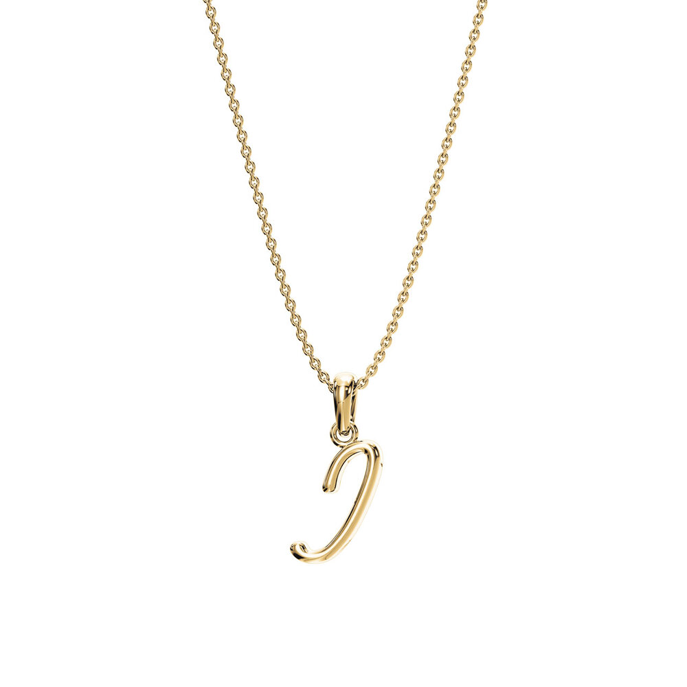 Buchstaben-Anhänger Dalí I in 14K Gelbgold
