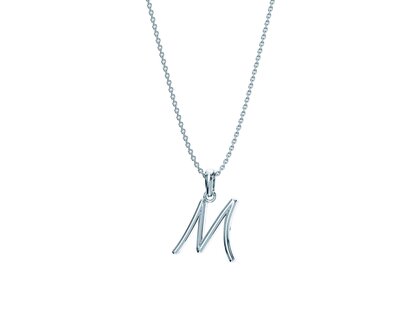 Buchstaben-Anhänger Dalí M in Silber 925/-