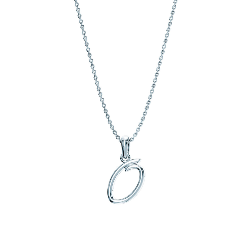 Buchstaben-Anhänger Dalí O in Silber 925/-