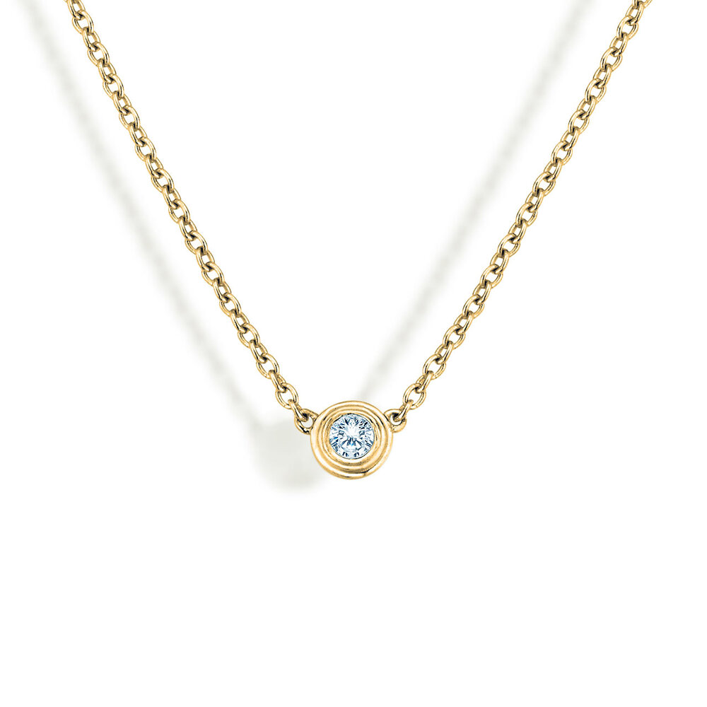 Anhänger Diamond Bowl in 18K Gelbgold mit Diamant 0,40ct