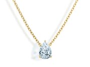 Anhänger Diamond Drop Labordiamant in Gelbgold