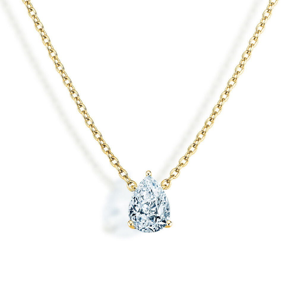 Anhänger Diamond Drop in 14K Gelbgold mit Diamant 0,25ct