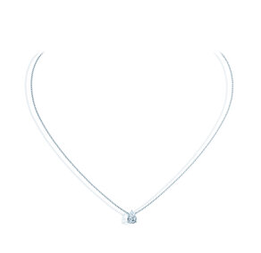 Anhänger Diamond Drop Labordiamant in Silber