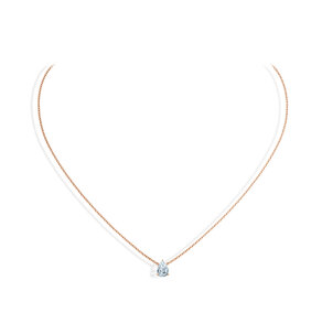 Anhänger Diamond Drop Labordiamant in Roségold