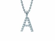 Buchstaben Anhänger Diamond Letter Petite