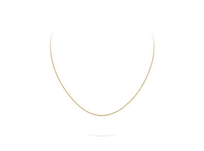 Ankerkette Edge in Gelbgold