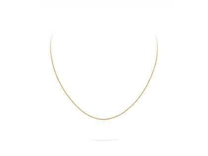 Ankerkette Edge in Gelbgold