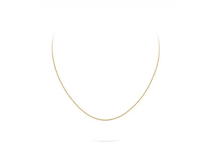 Ankerkette Edge in Gelbgold