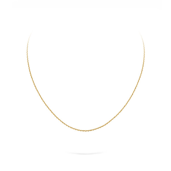 Ankerkette Edge in Gelbgold