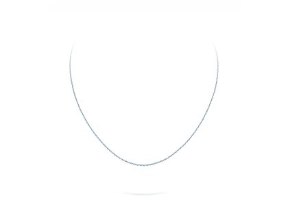 Ankerkette Edge in Weißgold