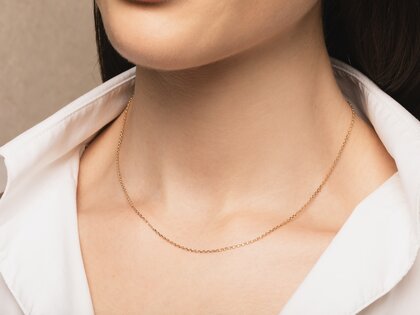 Ankerkette Edge in Roségold