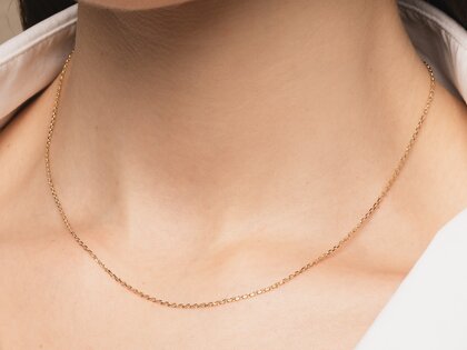 Ankerkette Edge in Roségold