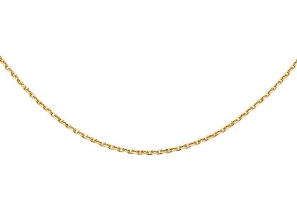Ankerkette Edge in Gelbgold