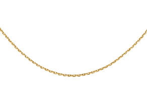 Ankerkette Edge in Gelbgold