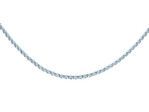 Erbsenkette in Silber