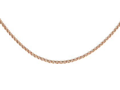 Erbsenkette in Roségold