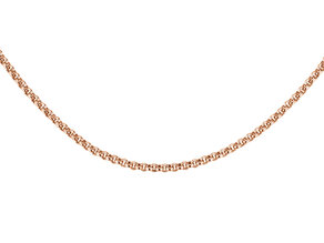 Erbsenkette in Roségold
