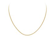 Erbsenkette in Gelbgold