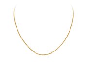 Erbsenkette in Gelbgold