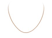 Erbsenkette in Roségold