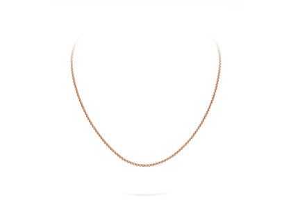 Erbsenkette in Roségold