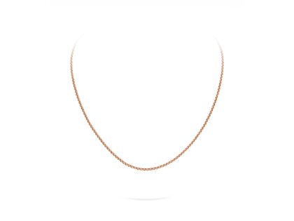 Erbsenkette in Roségold