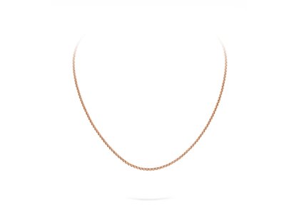 Erbsenkette in Roségold