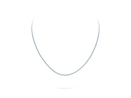 Erbsenkette in Silber