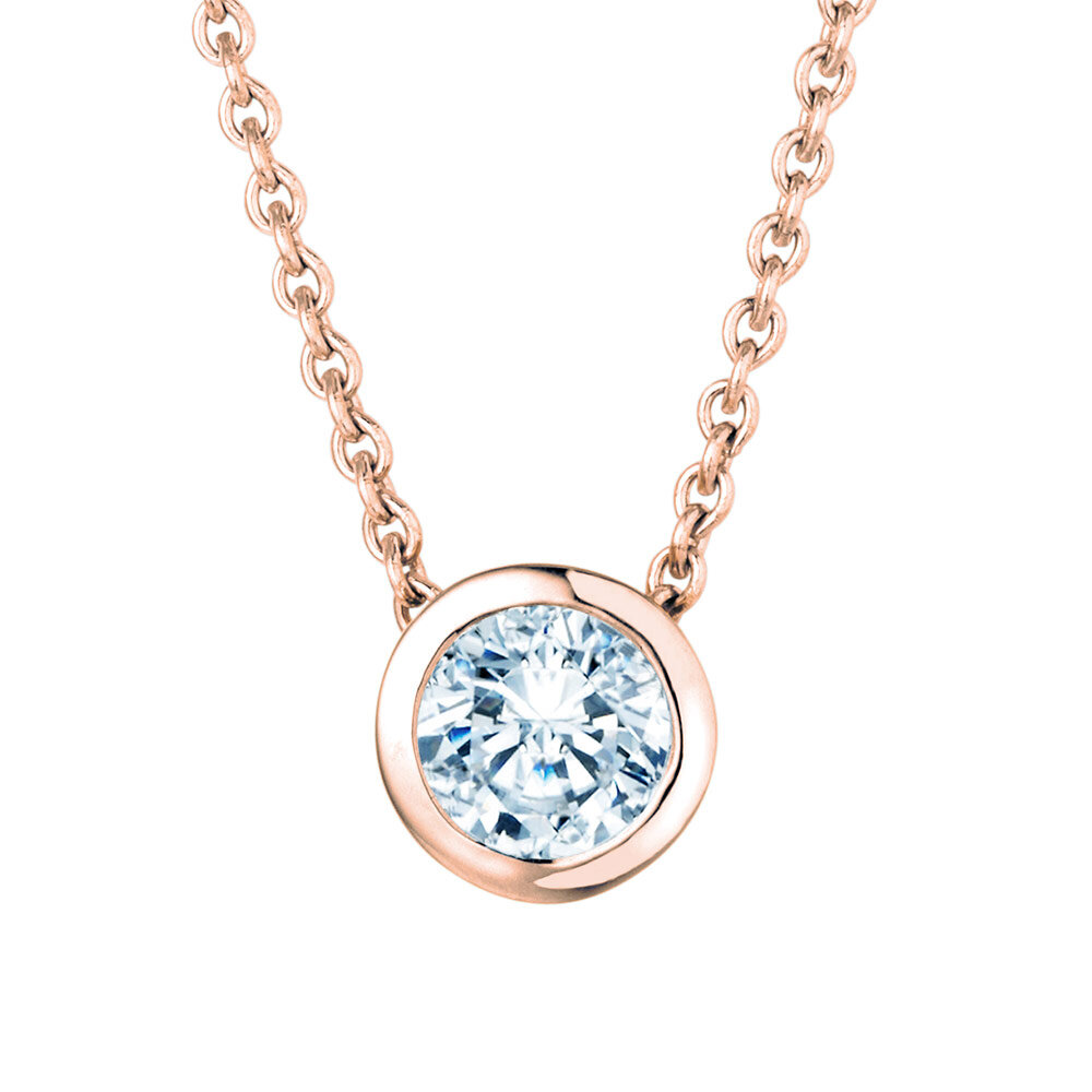 Anhänger Eternal in 14K Roségold mit Diamant 1,00ct G/SI