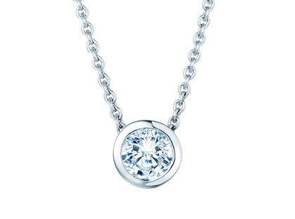 Anhänger Eternal in Platin 950/- mit Diamant 1,00ct GSI G/SI